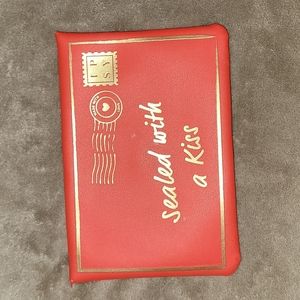 Ipsy Sealed with a Kiss Red Makeup Bag